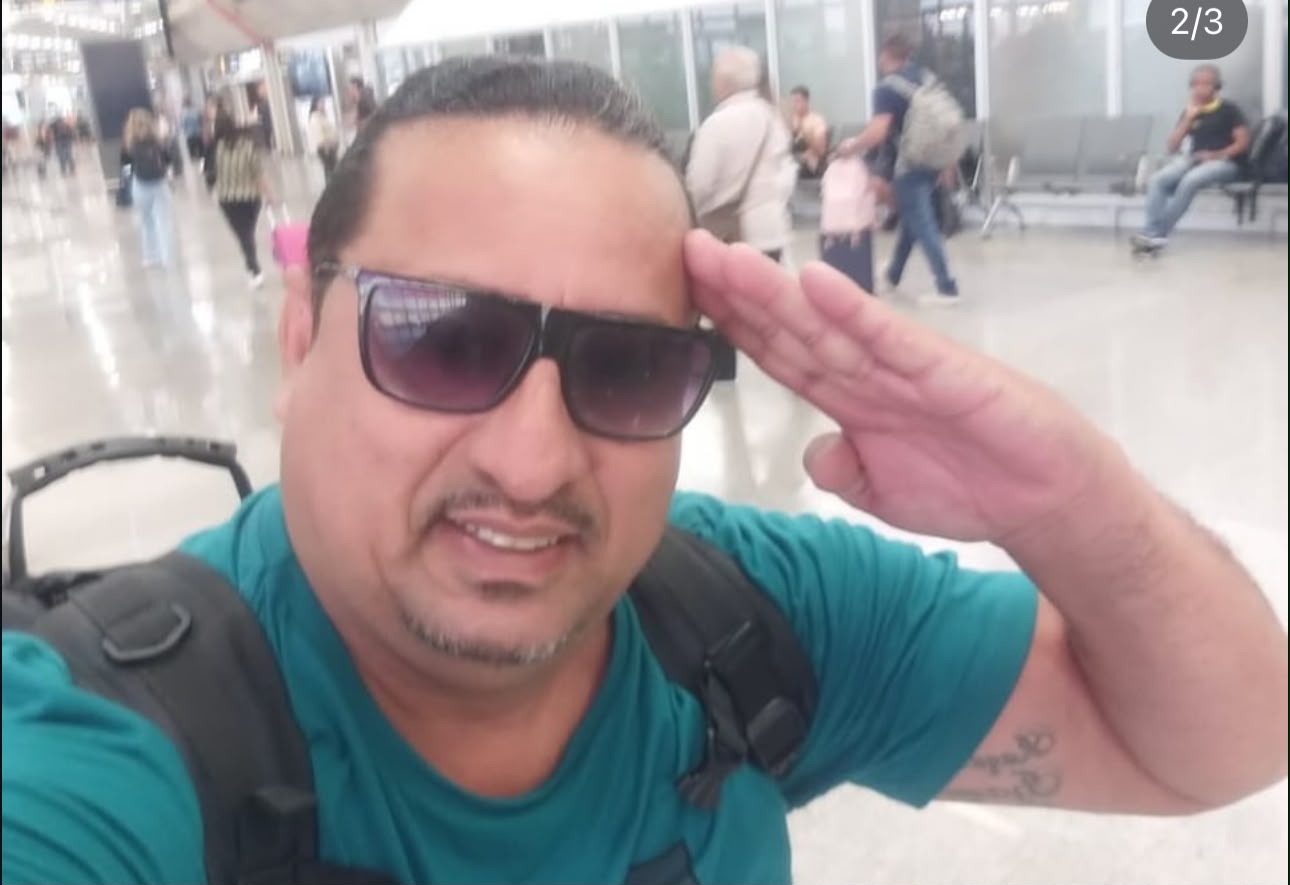 Clientes da AMD Viagens no aeroporto
